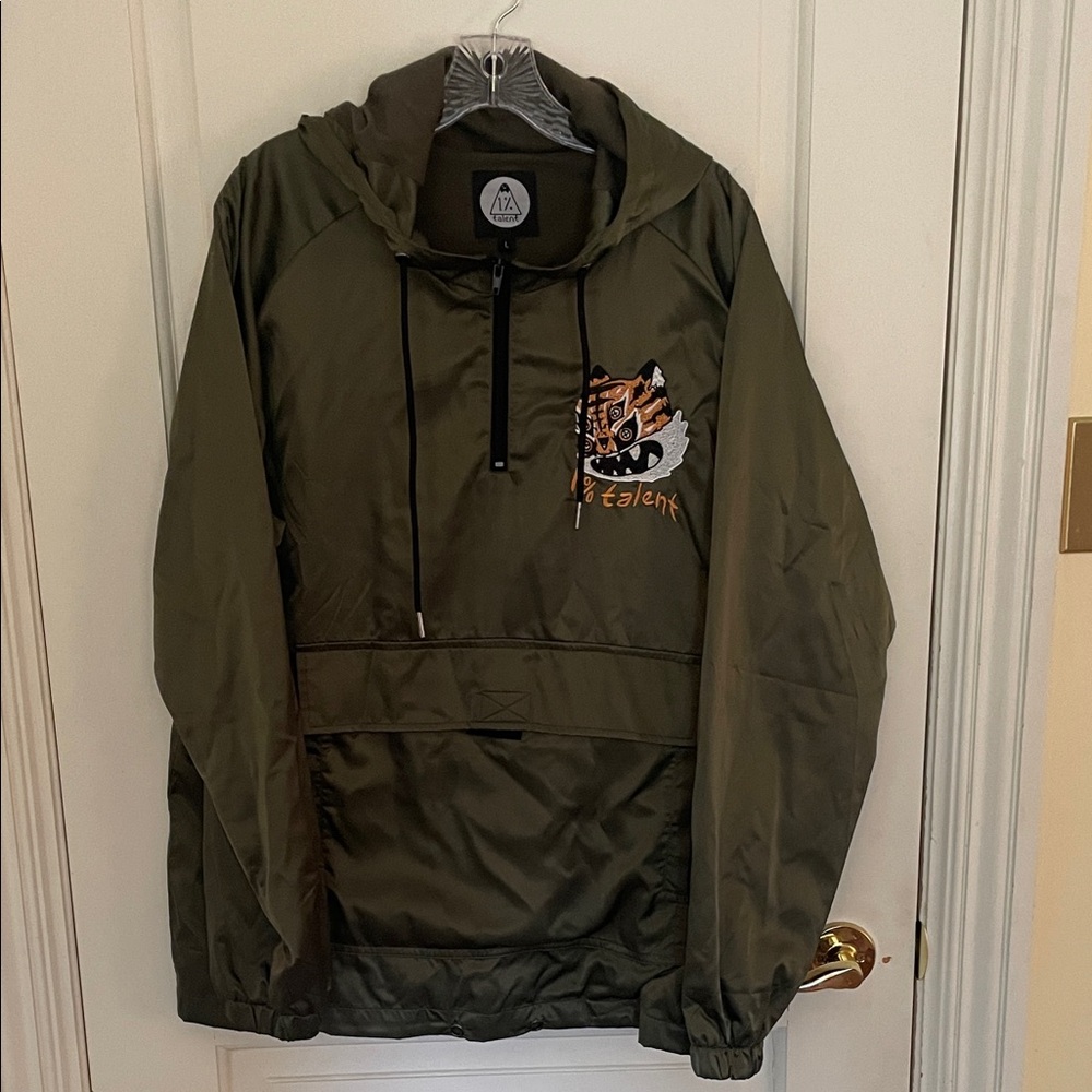 1% Talent  Olive Green Anorak Men’s Large